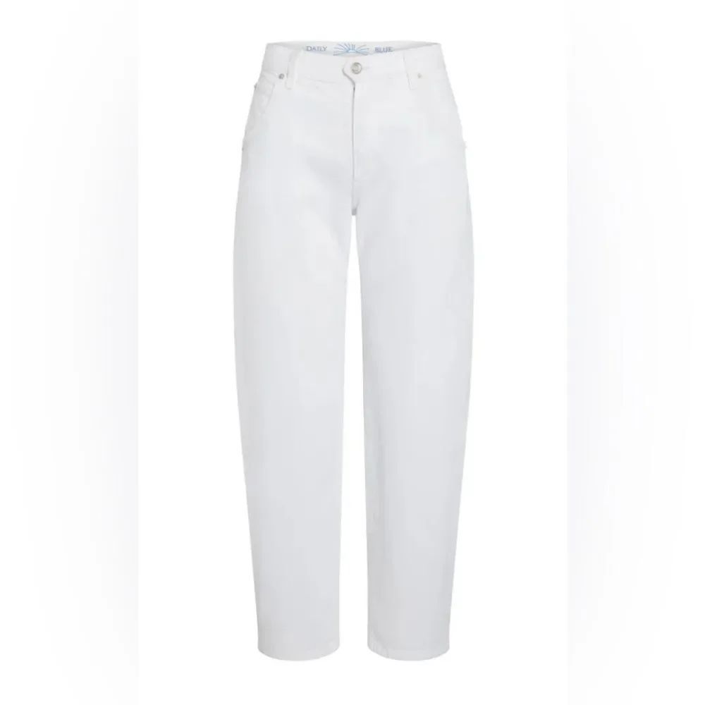 Adriano Goldschmied Daily Blue Mantra Barrel White Denim Jean NWT  30